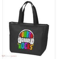 First Day Of 4th Grade Rocks Back To School Teacher Tote Bag thumb 3