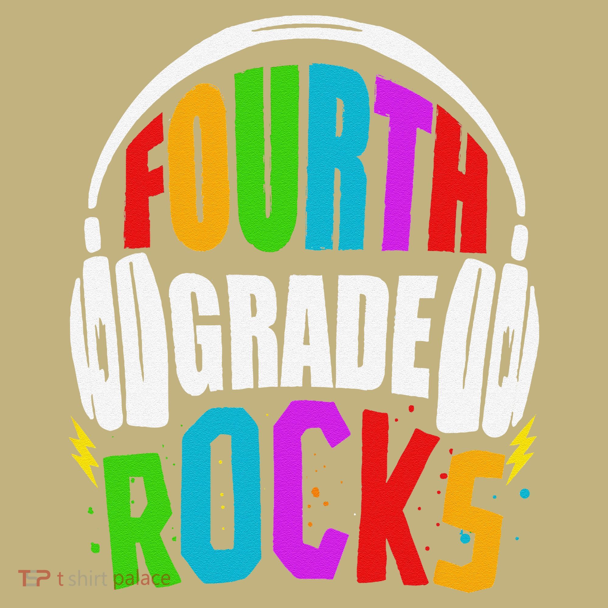First Day Of 4th Grade Rocks Back To School Teacher Sweatshirt