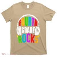 First Day Of 4th Grade Rocks Back To School Teacher T-Shirt thumb 0