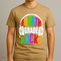 First Day Of 4th Grade Rocks Back To School Teacher T-Shirt thumb 3