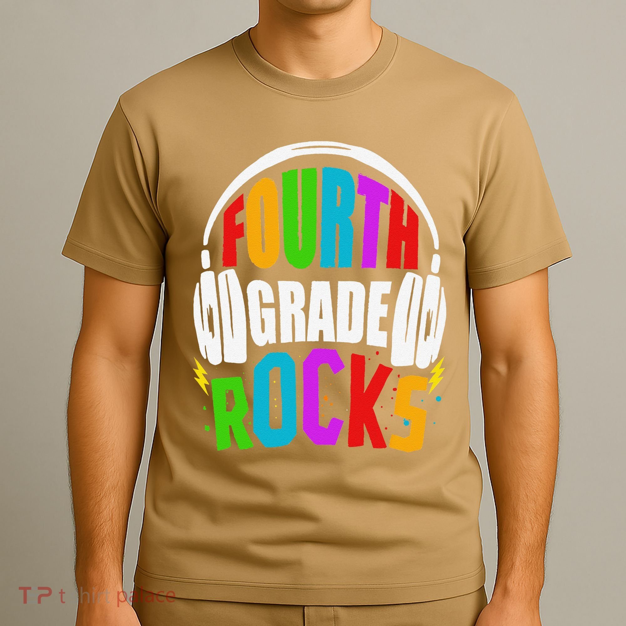 First Day Of 4th Grade Rocks Back To School Teacher T-Shirt