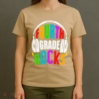 First Day Of 4th Grade Rocks Back To School Teacher T-Shirt thumb 4
