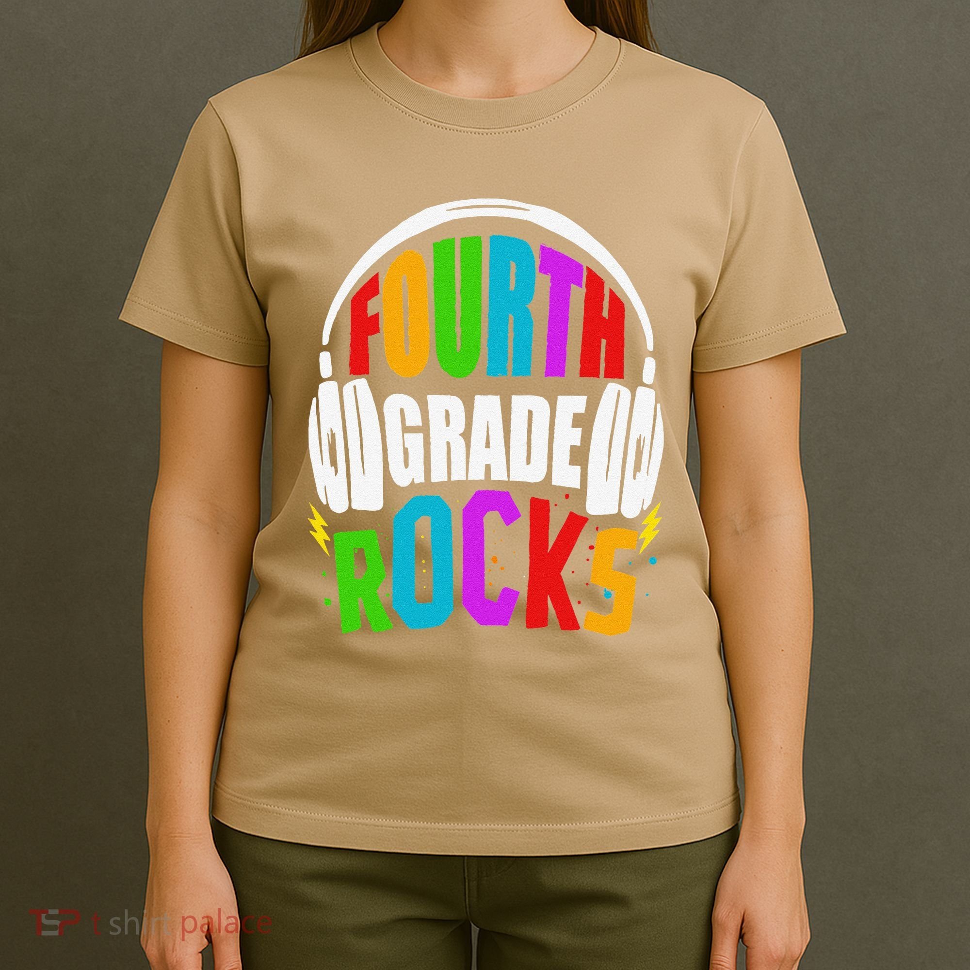First Day Of 4th Grade Rocks Back To School Teacher T-Shirt