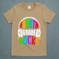 First Day Of 4th Grade Rocks Back To School Teacher T-Shirt thumb 5