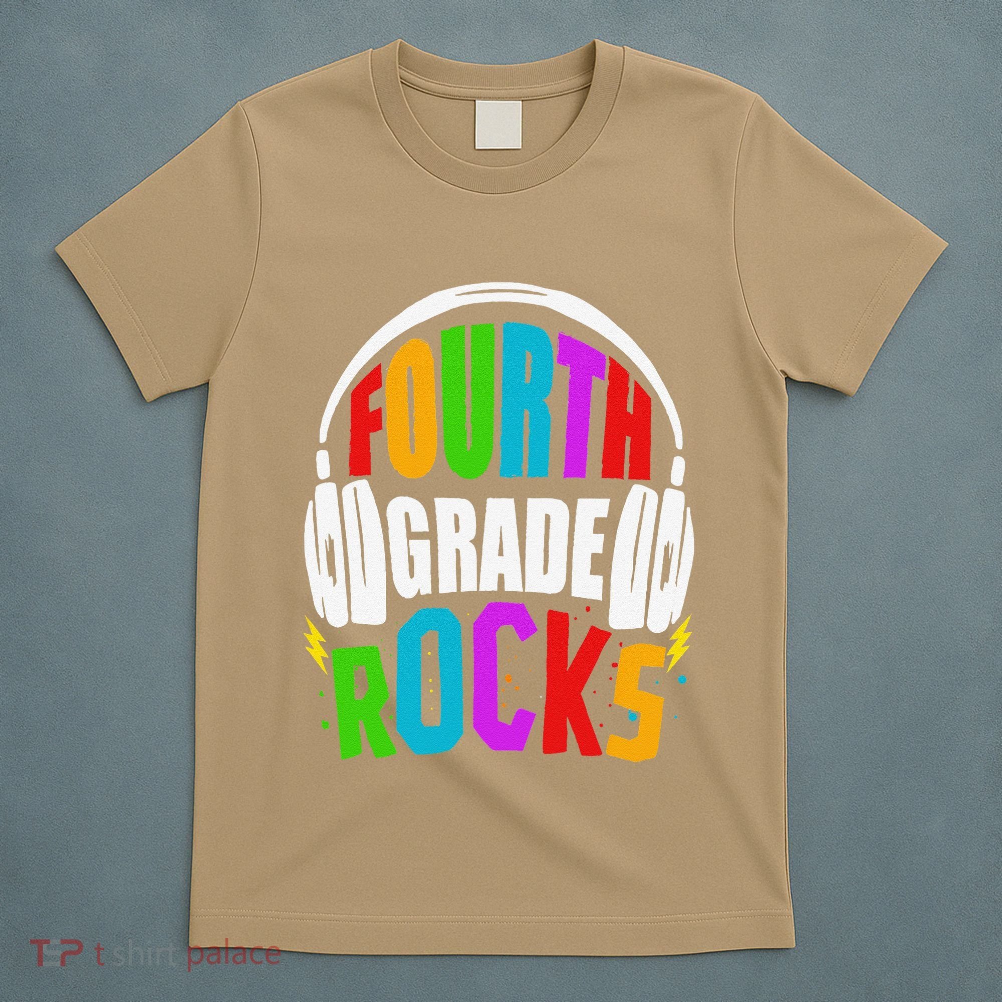 First Day Of 4th Grade Rocks Back To School Teacher T-Shirt