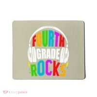 First Day Of 4th Grade Rocks Back To School Teacher Mousepad thumb 0