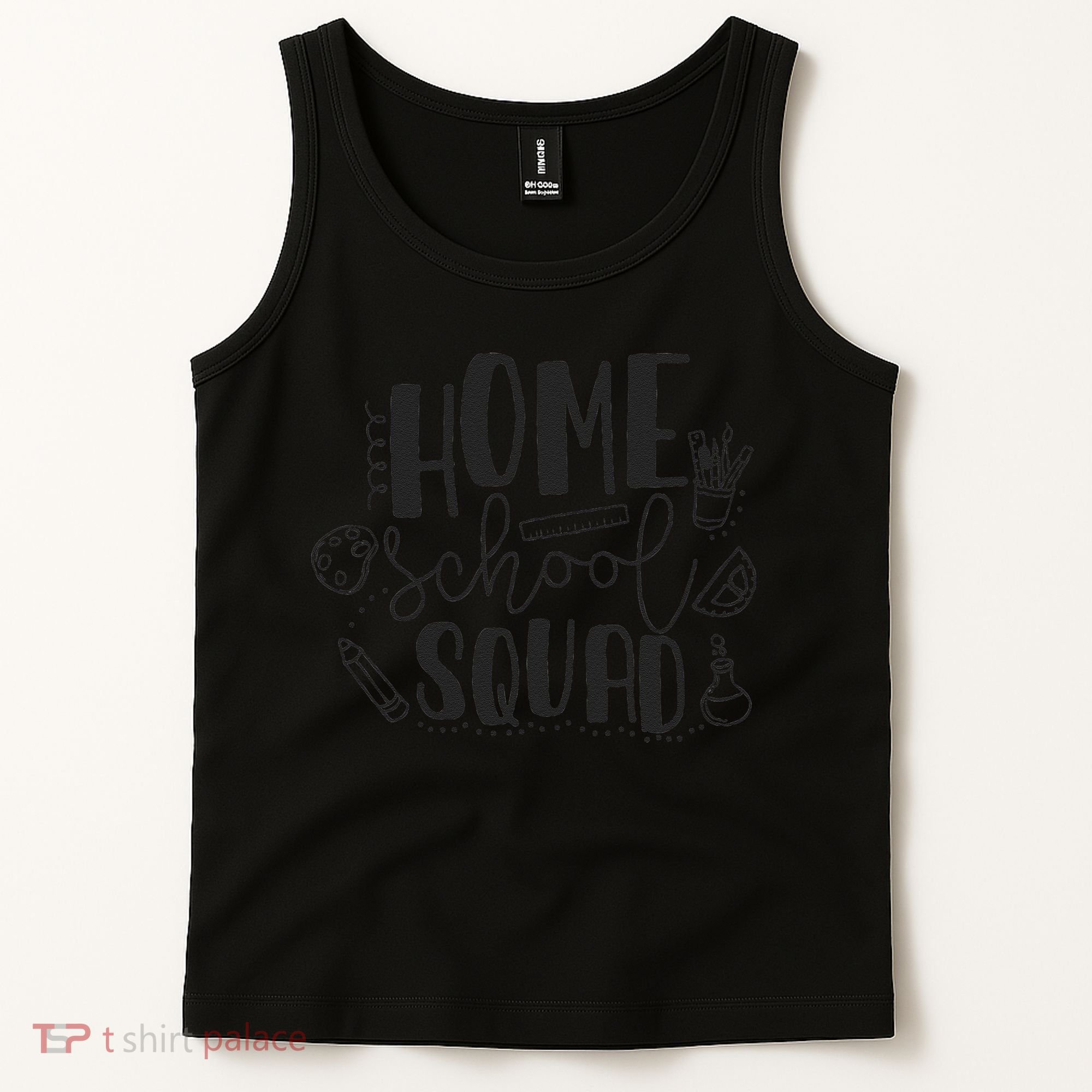 First Day Of School Homeschool Squad Teacher Tank Top
