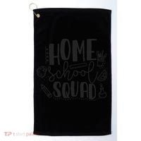 First Day Of School Homeschool Squad Teacher Golf Towel thumb 0