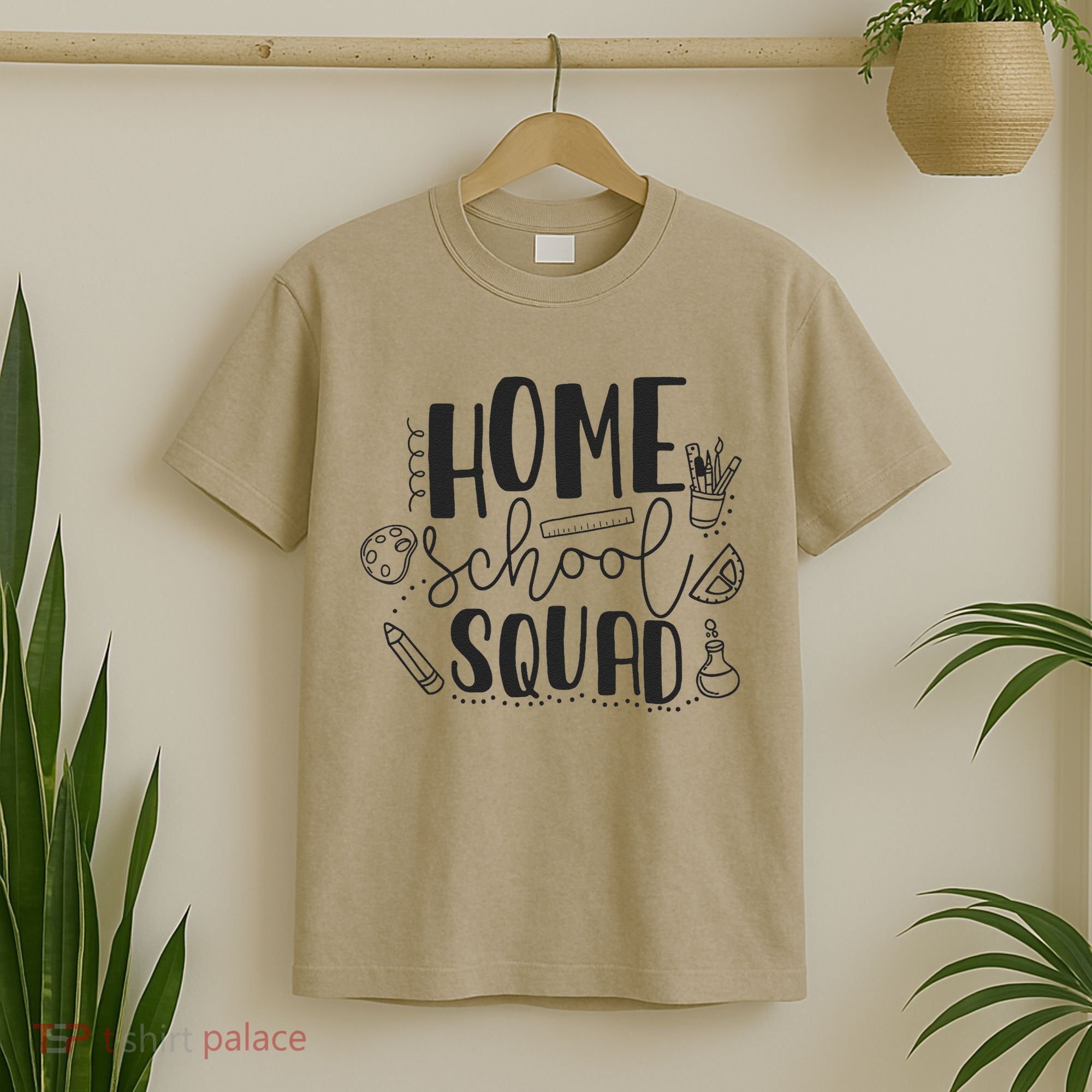 First Day Of School Homeschool Squad Teacher T-Shirt