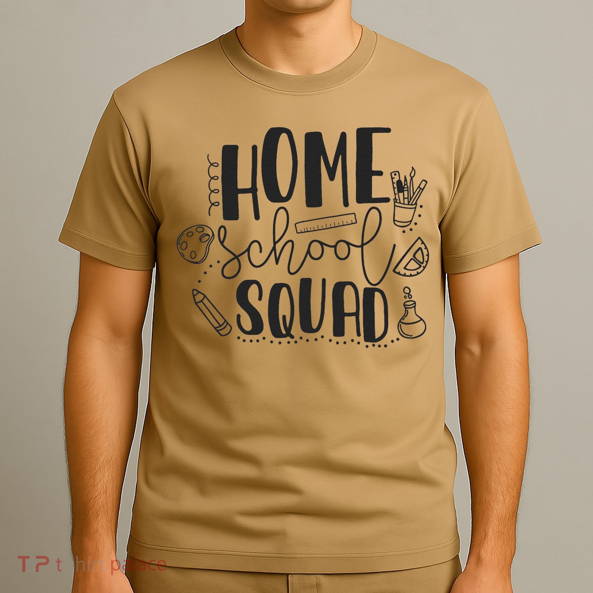 First Day Of School Homeschool Squad Teacher T-Shirt