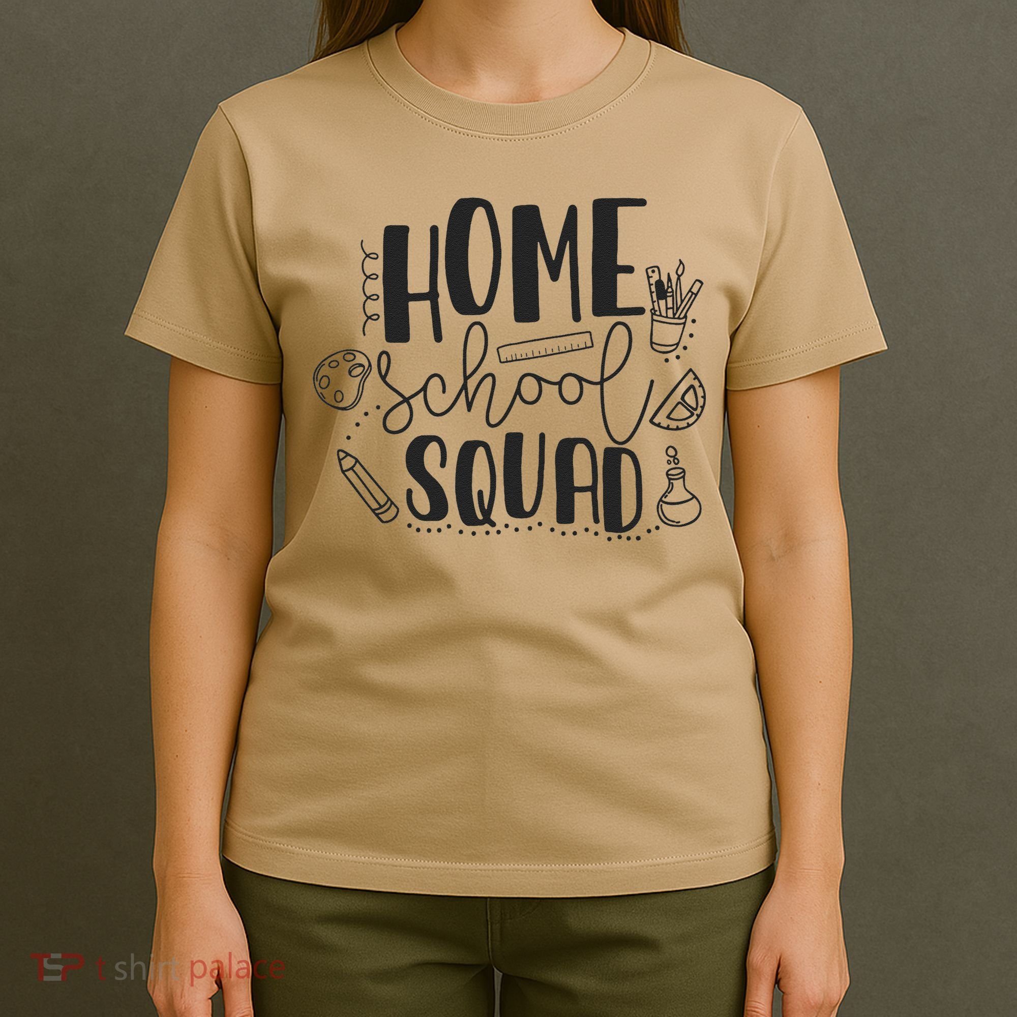 First Day Of School Homeschool Squad Teacher T-Shirt