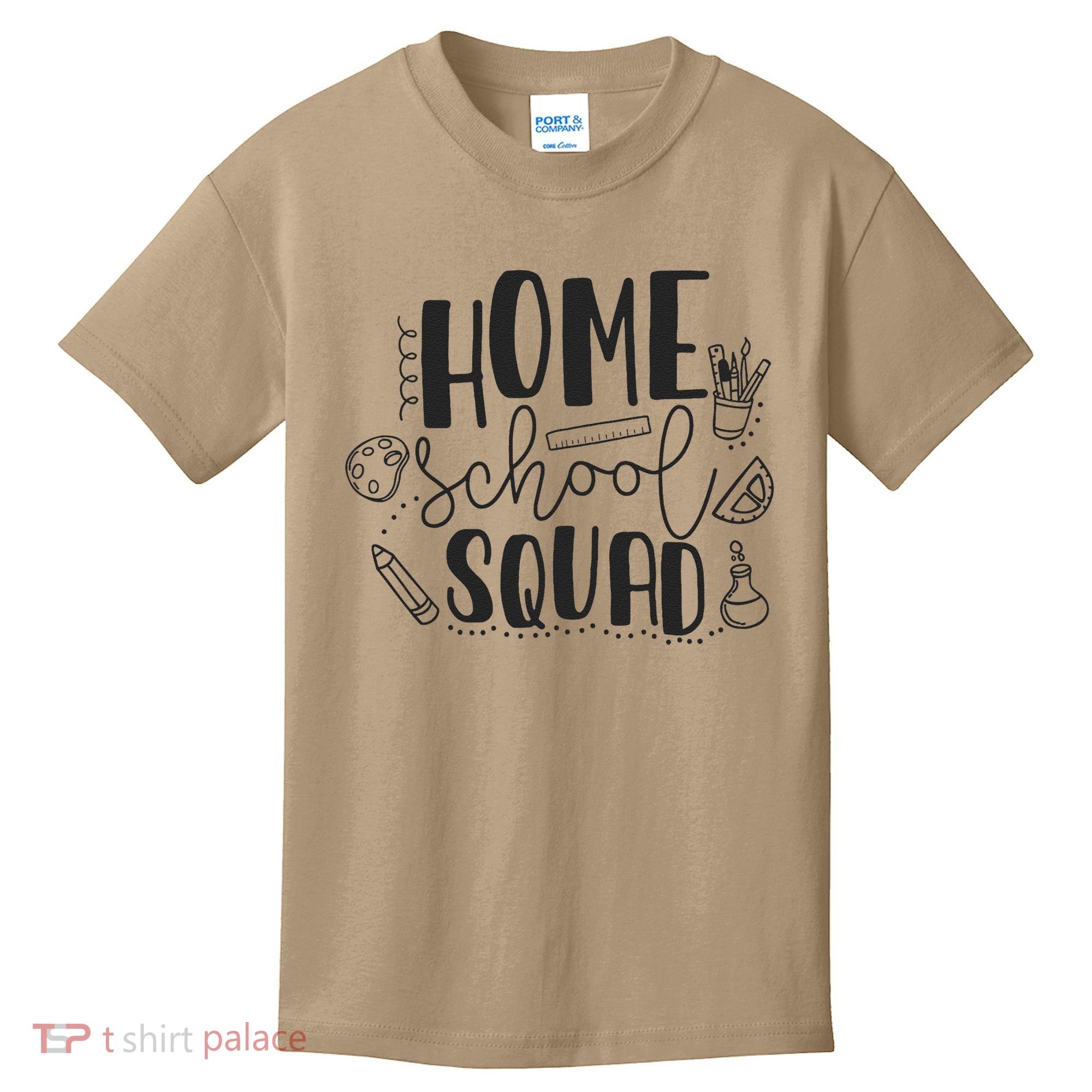 First Day Of School Homeschool Squad Teacher Kids T-Shirt
