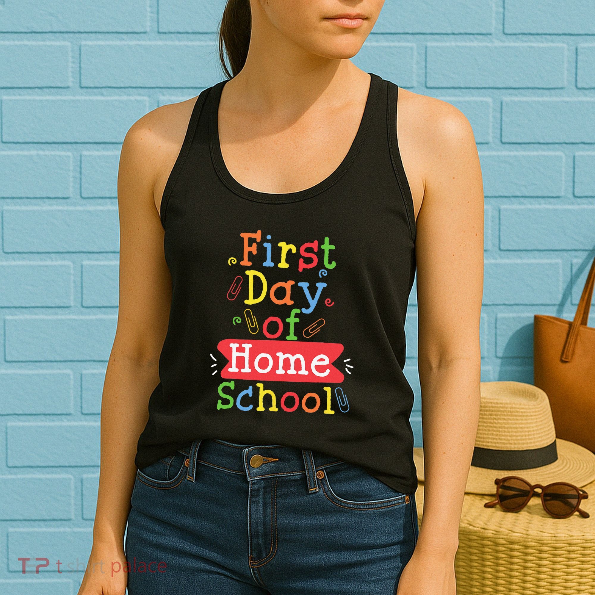 First Day Of School Homeschool Teacher Women's Tank Top