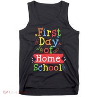 First Day Of School Homeschool Teacher Tank Top thumb 0