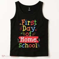 First Day Of School Homeschool Teacher Tank Top thumb 2