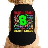 First Day Of Eighth 8th Grade Back To School Teacher Student Doggie Tank thumb 0