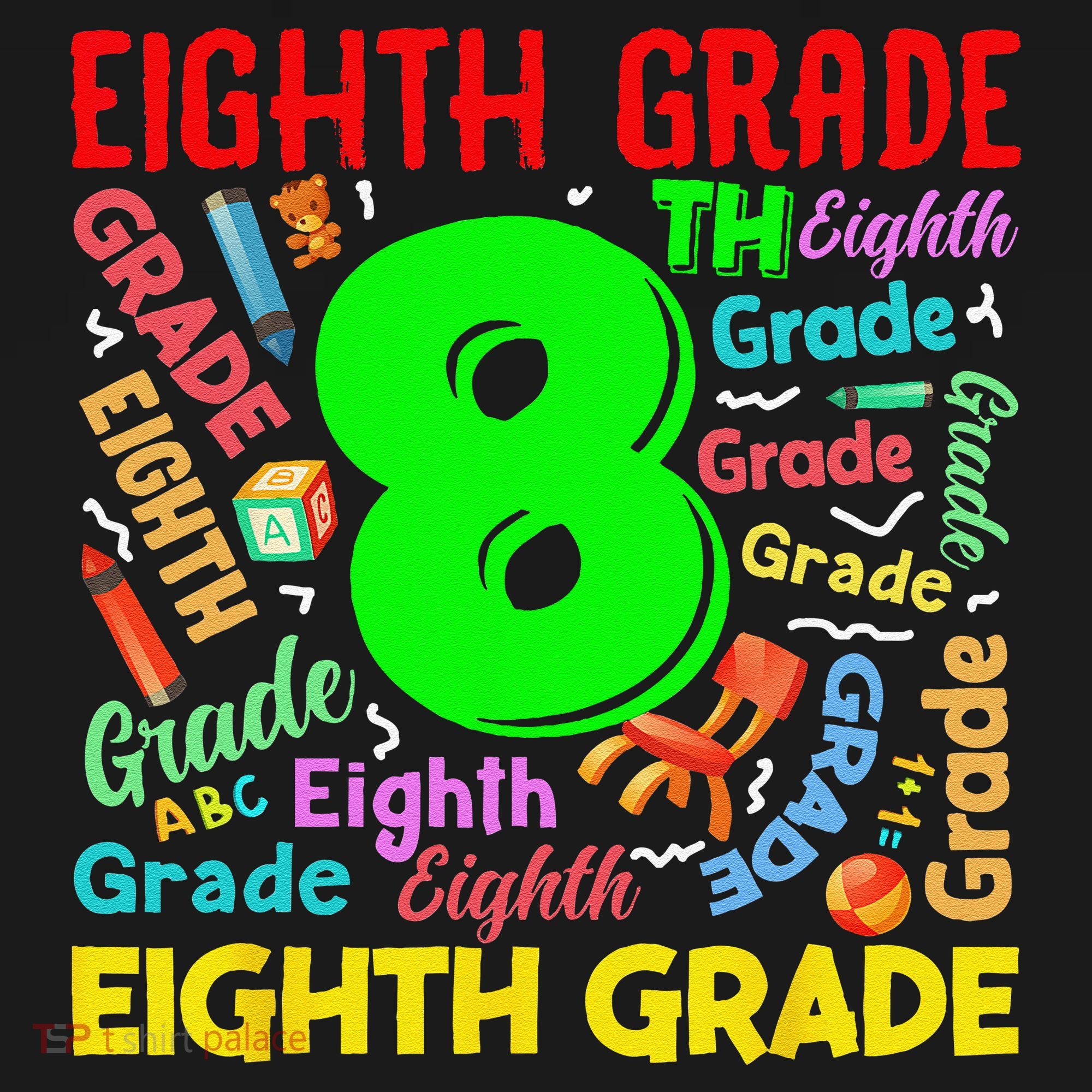 First Day Of Eighth 8th Grade Back To School Teacher Student Apron