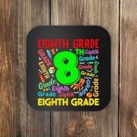 First Day Of Eighth 8th Grade Back To School Teacher Student Coaster thumb 0