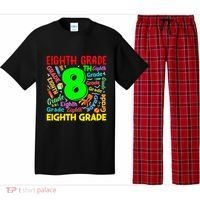 First Day Of Eighth 8th Grade Back To School Teacher Student Pajama Set thumb 0