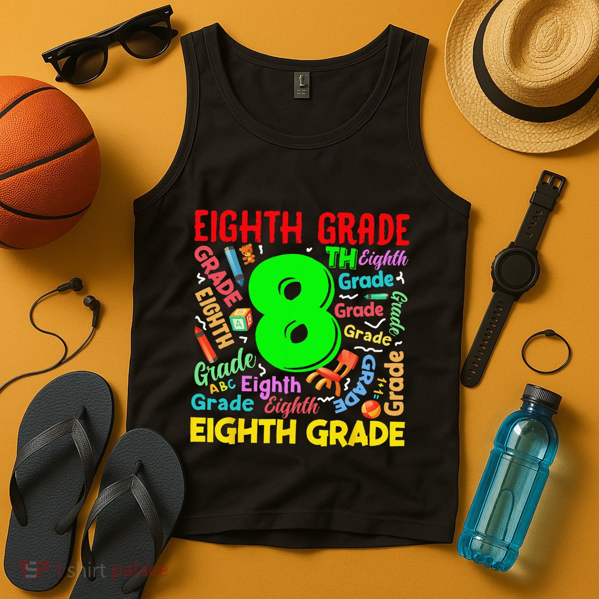 First Day Of Eighth 8th Grade Back To School Teacher Student Tank Top