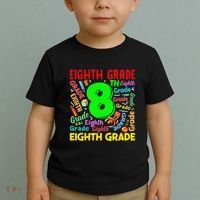 First Day Of Eighth 8th Grade Back To School Teacher Student Toddler T-Shirt thumb 2