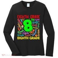First Day Of Eighth 8th Grade Back To School Teacher Student Women's Long Sleeve Shirt thumb 0