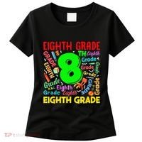 First Day Of Eighth 8th Grade Back To School Teacher Student Women's T-Shirt thumb 0