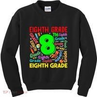 First Day Of Eighth 8th Grade Back To School Teacher Student Kids Sweatshirt thumb 0