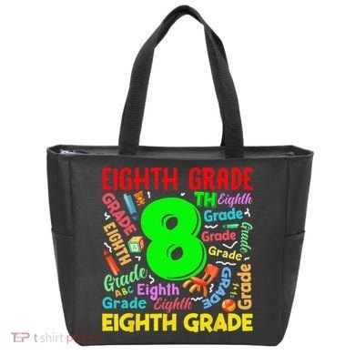 First Day Of Eighth 8th Grade Back To School Teacher Student Tote Bag