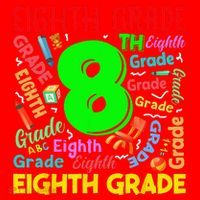 First Day Of Eighth 8th Grade Back To School Teacher Student Santa Hat thumb 1