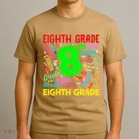 First Day Of Eighth 8th Grade Back To School Teacher Student T-Shirt thumb 3