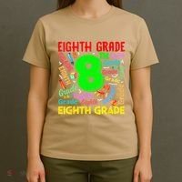 First Day Of Eighth 8th Grade Back To School Teacher Student T-Shirt thumb 4