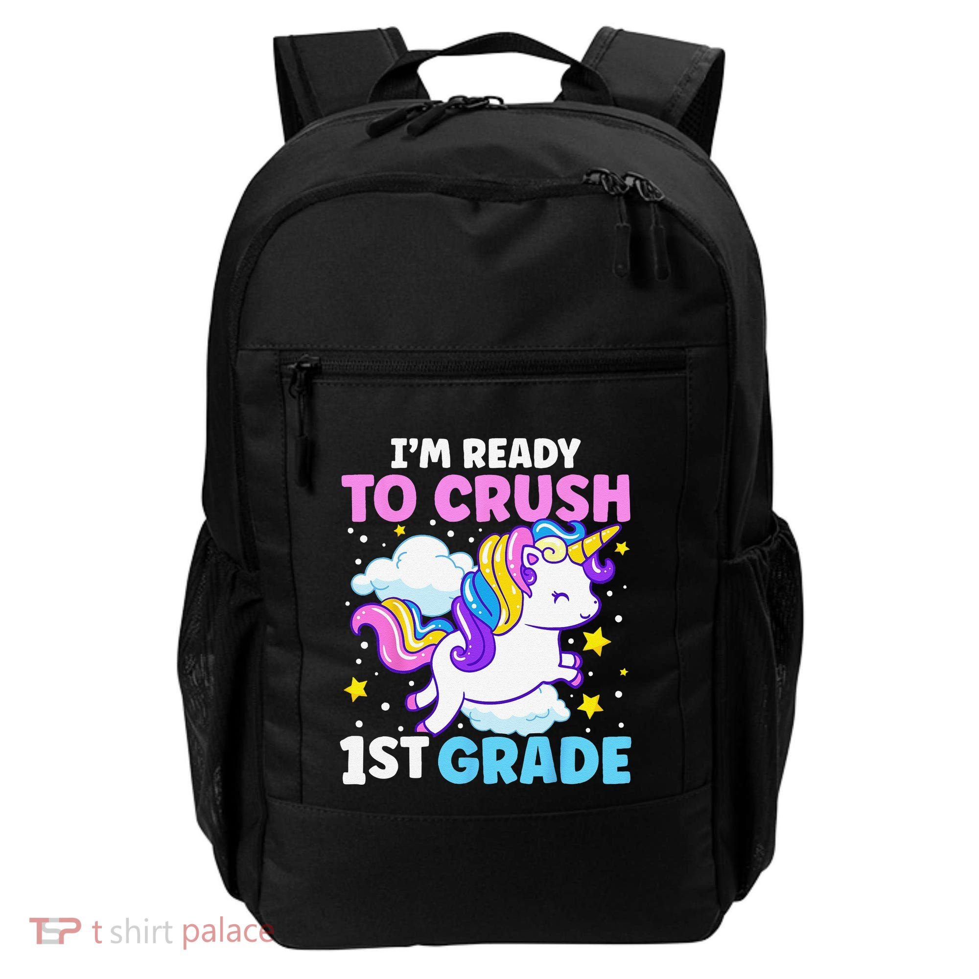 First Day Of School Im Ready To Crush 1st Grade Unicorn Backpack