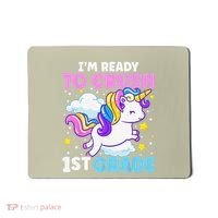 First Day Of School Im Ready To Crush 1st Grade Unicorn Mousepad thumb 0