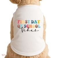 First Day Of School Vibes Doggie Tank thumb 0