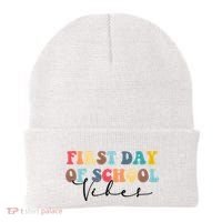 First Day Of School Vibes Beanie thumb 0