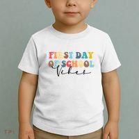 First Day Of School Vibes Toddler T-Shirt thumb 2