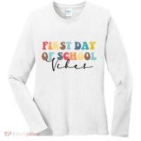 First Day Of School Vibes Women's Long Sleeve Shirt thumb 0
