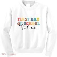 First Day Of School Vibes Kids Sweatshirt thumb 0
