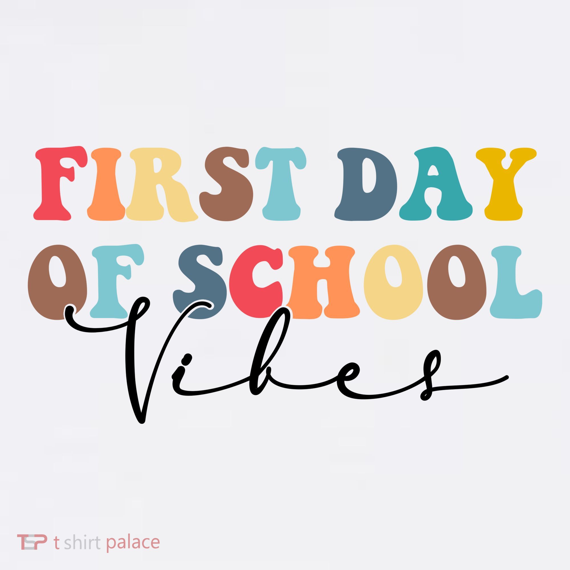 First Day Of School Vibes Kids Sweatshirt