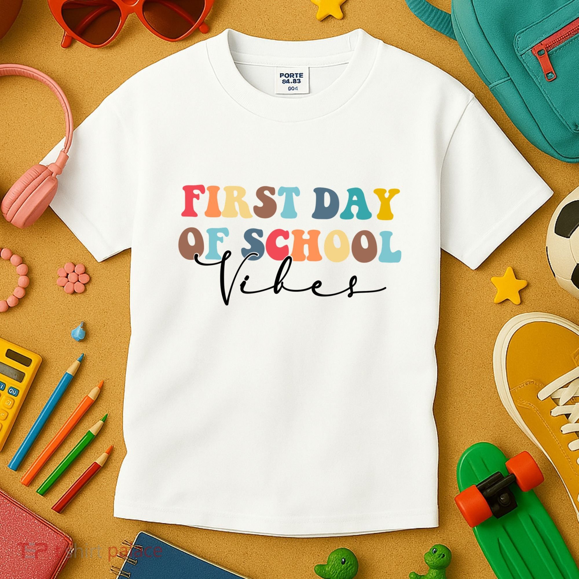 First Day Of School Vibes Kids T-Shirt