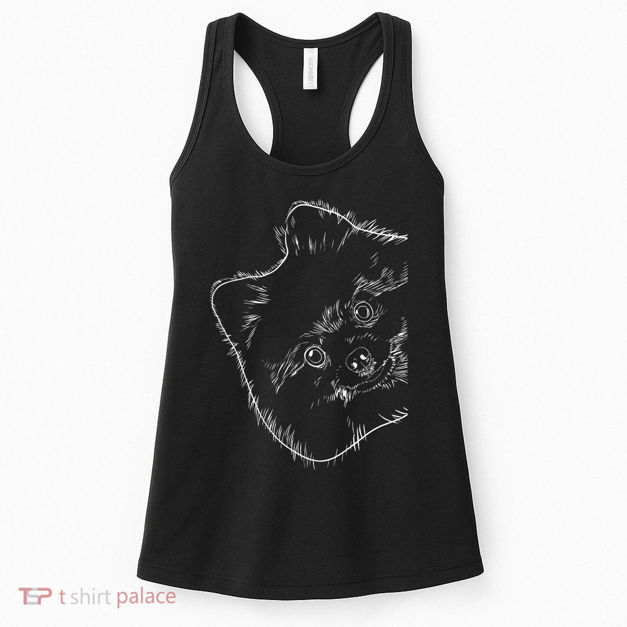 Funny Dog Pomeranian Women's Tank Top