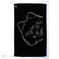 Funny Dog Pomeranian Golf Towel thumb 0