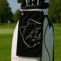 Funny Dog Pomeranian Golf Towel thumb 2