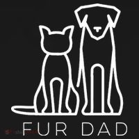 Fur Dad Pet Lover Cat Dog Dad Husband Funny Fathers Day Long Sleeve Shirt thumb 2