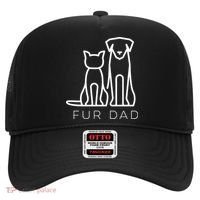 Fur Dad Pet Lover Cat Dog Dad Husband Funny Fathers Day Hat thumb 0