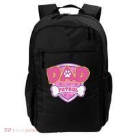 Funny Dad Patrol Dog Mom, Dad For Women Backpack thumb 0