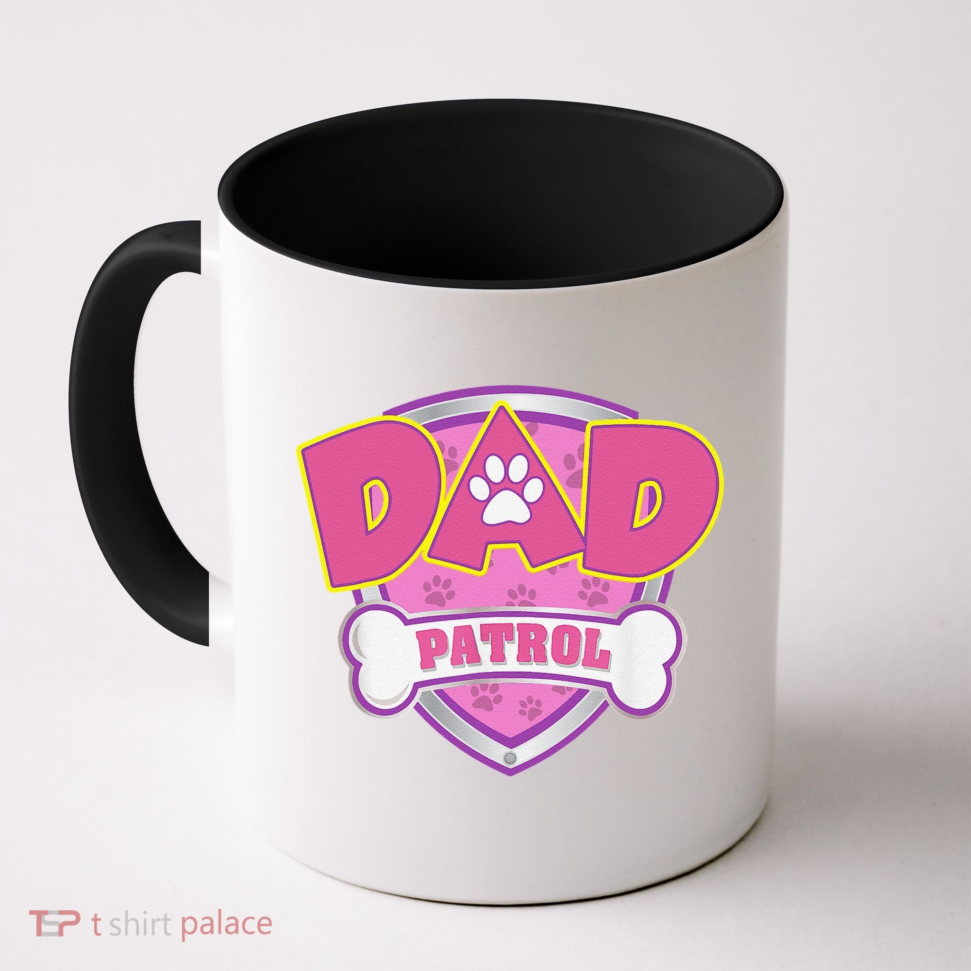 Funny Dad Patrol Dog Mom, Dad For Women Coffee Mug