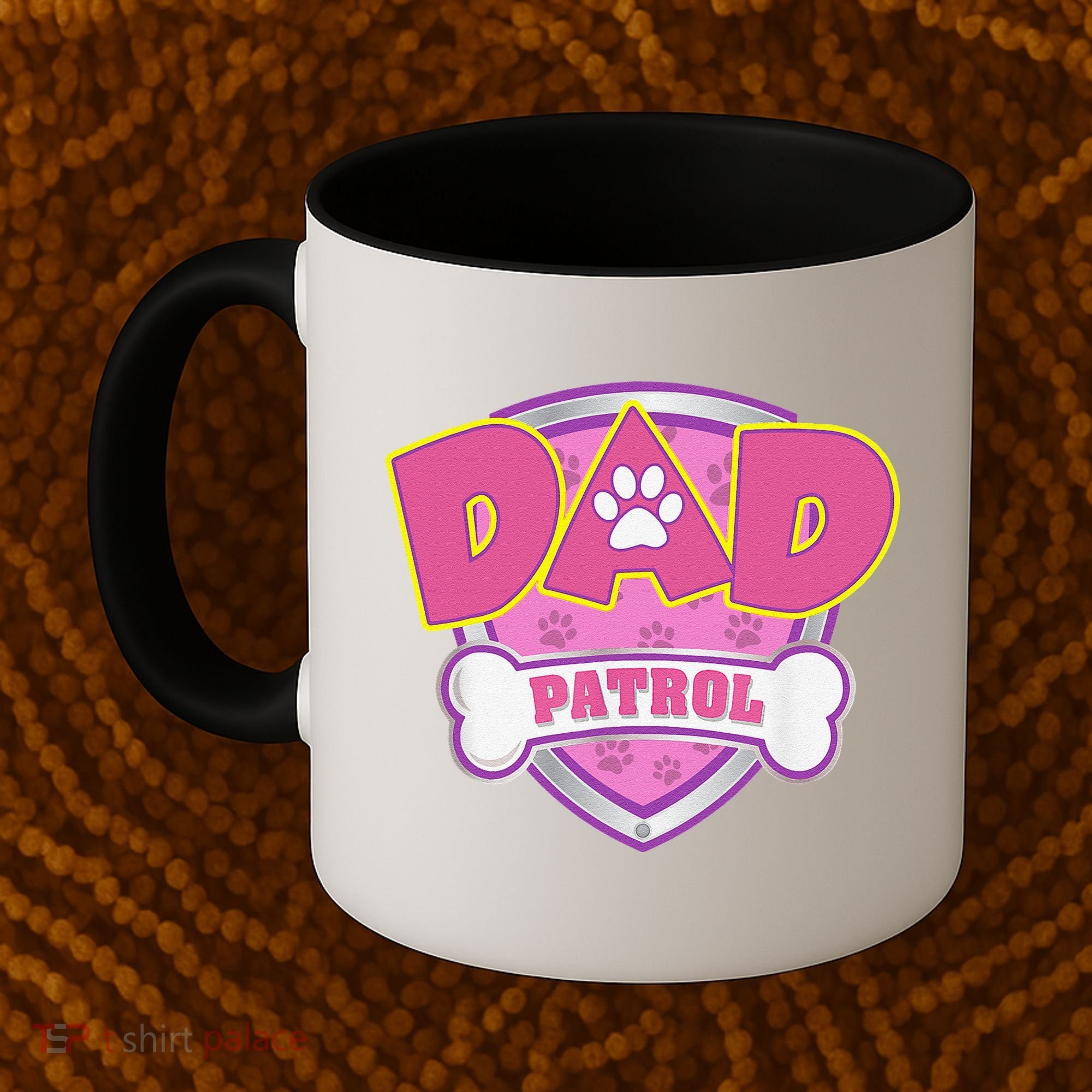 Funny Dad Patrol Dog Mom, Dad For Women Coffee Mug