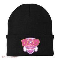 Funny Dad Patrol Dog Mom, Dad For Women Beanie thumb 0